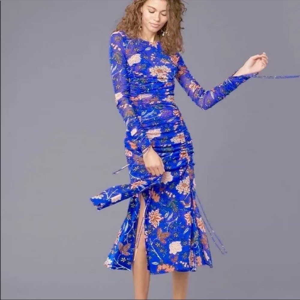Diane von Furstenberg Overlay Mesh Dress